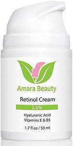 Retinol Cream for Face 2.5% with Hyaluronic Acid & Vitamins E & B5, 1.7 fl. oz.