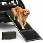 Pawaboo Dog Ramp for Car, 74" L × 20" W Extra-Long Pet Ramp for Large Dogs