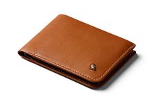 Bellroy Hide & Seek Wallet (Slim Leather Men's Wallet, RFID Protected, Coin Pouch, Flat Note Section, Hidden Pocket) - Caramel