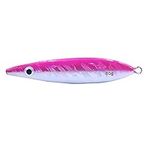 ANCLLO 80g Flat Fall Jig W/Double Assist Hook for Tuna Kingfish Bass Salmon