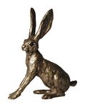 Ted Hare Alarmed Bronze sculpture 16cm - sculptor Thomas Meadows - Frith