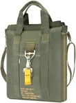 Farm Blue Tactical Para Rescue Flight Bag – Military Parachute Trooper Style Pilot Helmet Laptop Crossbody Briefer -OD Green -Med - USA USA