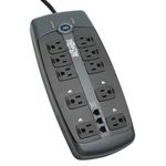 Tripp Lite TLP1008TEL Surge Protector 120V 10 Outlet RJ11 8-Feet Cord 2395 Joule