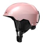 Findway Ski Helmet Snowboard Helmet for Men, Women & Youth, Snow Helmet with Adjustable Vents Compatible with Goggles, Winter Snow Sports for Snowboarding Skiing Snowmobile,Rose Gold