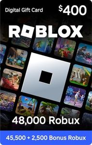 Roblox Digital Gift Card - 48,000 Robux [Includes Exclusive Virtual Item] [Digital Code]