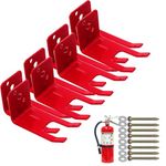 8 Pack Universal Fire Extinguisher Bracket, Fire Extinguisher Mounts & Brackets is Modified to Fit a Wide Range of Extinguishers from 5 to 13 lbs, Holder for Dry Chemical and Water Extinguishers.