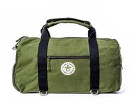 CLAN EARTH Canvas Rhino Duffel Bag (Olive Green)