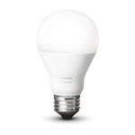 Philips Hue Personal Wireless Huewhite Light (1 x 9 W A60 E27 LED Bulb) [Edison Screw], 9 W