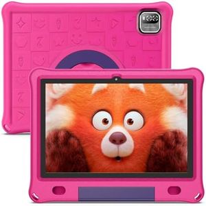 PRITOM Tablet Android 15, All-New 10'' Tablet Kids, Parental Control, 64GB+1TB Expandable Tablets for Kids, Child, WiFi6, Educational, Games, Kids Software Pre-Installed, with EVA Case (Pink)