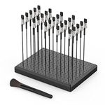 Model Painting Stand Base (19 x 14 Holes) and 25PCS Alligator Clip Sticks Set (with Durable Rubber Tips) Modeling Tools for Airbrush Spray, for Gundam Hobby Model Parts Holder (7.87 x 5.9Inch)…