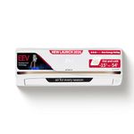 Hitachi 1.5 Ton 3 Star, New star rated, Inverter Split AC (Copper, Hot & Cold, Smart View Display, 4 Way Swing, ice Clean Cooling,RAS.G318PHDIST, New BEE Rated, White)