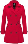 Wantdo Women's Double-Breasted Coat