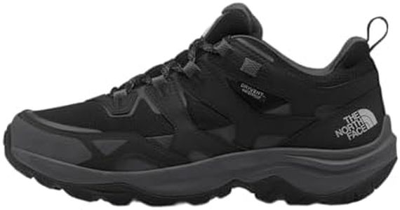 THE NORTH FACE Men's Hedgehog 3 Waterproof Hiking Boot - Ripstop Leather Upper, Rubber Outsole, TNF Black/Asphalt Grey, 10.5
