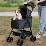 Zoosky 3 in 1 Folding Dog Stroller,