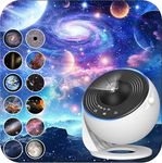 Gesto HD Galaxy Star Projector Night Light with 13 Replaceable Discs & Timer | Milky Way Mood Lighting, Clear Projection Starry Sky Projector for Bedroom, Kids & Adults | Planetarium Ceiling Light