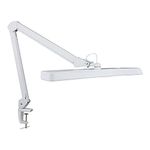 Neatfi (New Model) XL 2,500 Lumens LED Task Lamp with Clamp, UK Plug, Eye-Caring LED Lamp,30W Super Bright Desk Lamp,162 Pcs SMD LED, 56CM Wide Lamp, Table Clamp LED Light (Non-CCT, White)