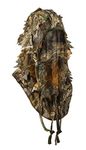 Titan 3D Camouflage Leafy Face Mask - One Size Fits All Hunting Gear, Full Face Mask with Real Tree Edge Pattern, to Pair with Ghillie Camo Suit, Designed for Turkey Hunting, Stalking Game and More