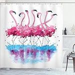 Ambesonne Animal Shower Curtain, Fl