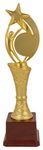 TROPHY JUNCTION Metallic-Fiber NP Star Trophy, 27 cm (Golden, 118-27)