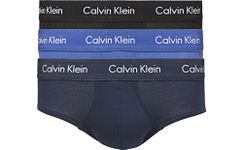 Calvin Klein Men 3P HIP BRIEF Black/Blueshadow/Cobaltwater Dtm Wb M