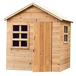 Evermeadow Playhouse | Big Game Hunters | Wooden Outdoor Playhouse for Toddlers and Kids | Floor Included