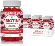 Biotin Gummies with Vitamin C & E -