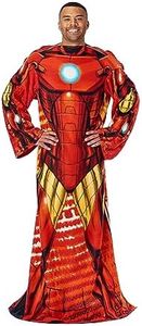 Marvel 1MAR024000002RET 's Iron Man, Being Iron Man Adult Comfy Throw Blanket, 48" x 71", Multi Color