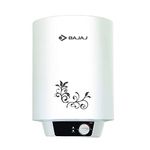 Bajaj New Shakti Neo 15L Vertical Storage Water Heater| Star Rated Water Geyser| Water Heating with Titanium Armour & Swirl Flow Technology|Glasslined Tank|Wall Mounting| 1-Yr Warranty by Bajaj| White