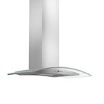 ZLINE 36" Convertible Vent Wall Mount Range Hood in Stainless Steel & Glass (KN4-36)