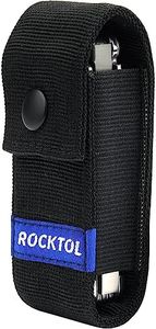 ROCKTOL Multitool Sheath, Premium Nylon Snap Sheath for Belt EDC Multi-Tool Knife Sheath Pouch Holster for Leatherman Fits 4.2” Multitools