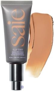 Saie Slip Tint SPF 35 Tinted Moisturizer - Light Coverage Moisturizer + Broad Spectrum Zinc Oxide Sunscreen with Hydrating Hyaluronic Acid - Shade Four + Half (1.35 oz)