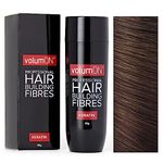 Volumon Professional Hair Building Fibres- Hair Loss Concealer- KERATIN- 28g- Get Upto 30 Uses- CHOOSE FROM 8 COLOUR SHADES (Medium Brown)
