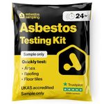 Asbestos Test Kit (1 Sample Only) Includes NEXT DAY UKAS Lab Testing Fee, Instructions, Return Postage