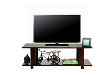 DeckUp Bonton Engineered Wood TV Unit (Dark Wenge, Matte Finish)