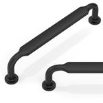 Talentedeco 10 Pack Matte Black Cabinet Pulls 5 Inch(128mm) Kitchen Cabinet Handles Cabinet Hardware for Drawer Pulls