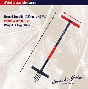 Spear & Jackson Ragwort Ultra Weeder – All-Metal, Pump-Action, Non-Slip Grip