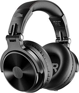 OneOdio Bluetooth Over Ear Headphones - Wireless/Wired 110 Hrs Stereo Bluetooth Headsets Foldable Headset with Deep Bass 50mm Neodymium Drivers for PC/Phone - Studio Wireless(Y80B)