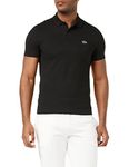 Lacoste Mens Sport Polo Shirt Black XL