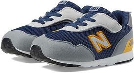 New Balance unisex-child 515 New-b Hook & Loop Sneaker, Nb Navy/Slate Grey, 10 Toddler