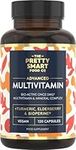 Powerful Multivitamins and Minerals - Multivitamin Tablets for Men & Women - Highly Bioavailable Vitamins & Minerals - 38 Ingredients & Herbal Extracts - 120 Easy to Swallow Capsules - Made in The UK