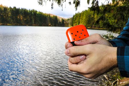 Zippo 12-Hour Hand Warmer – Orange, Reusable Pocket Heater