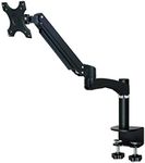 Allcam GSA12S Gas-powered LCD Monitor Arm Stand w/vesa bracket & desk mount clamp for 15"-27" Screens : Tilt 180°, swivel & rotate 360°