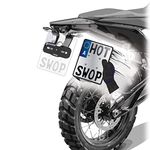 HotSwop Pro Basic Set [S], Number Plate Holder, Motorcycle, Frameless, Without Tools, High-End Material, Extreme Hold, Change System, Protection of License Plate, Go Offroad, Enduro, Supermoto