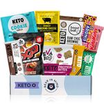 Keto Snack Box Hamper: Ultimate Keto Gift Box - Keto Snacks and Treats UK - Gluten-Free & Vegetarian - Perfect Low Sugar Gift Box Treats for Keto and Paleo Lovers - Ideal Keto Gifts for Women and Men