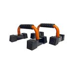 IBS Push Up Bar Heavy Duty Stand Steel For Home Workout with Comfortable PVC Soft Grip and Non-Slip Bars - Safe,Heavy,Sturdy Gym & Home Exercise