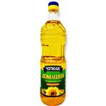 Chumak Sunflower Oil Unrefined, Naturally Expeller Pressed, Non GMO And High-Heat Sunflower Cooking Oil 0.9L Pack of 1