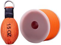 CIVIGARD Professional Throw Line Bag, Stainless Steel Throw Weighted Climbing Rope Bag for Arborist, Rock Climbers & Caving, Heavy-Duty Throwing Tool for Tree Climbing, Rescue & Outdoor Sports