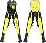 ValueHall Wire Stripper Plier, Self-Adjusting Automatic Wire Stripper Multifunctional Cable Stripping Cutting Peeling Pliers Tool AWG 24-10(0.2~6.0mm²) V7008-1