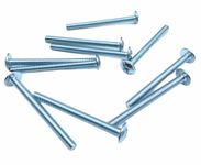 10 Cabinet Handle Screws for Kitchens, Bathrooms etc. - M4 Machine Screws (35mm)