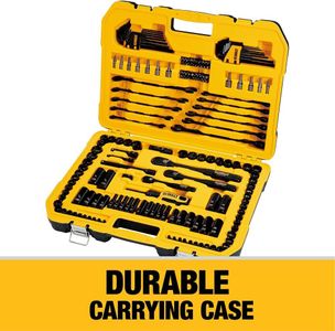 DEWALT 184-Piece Socket Set – Comprehensive Mechanics Tool Kit